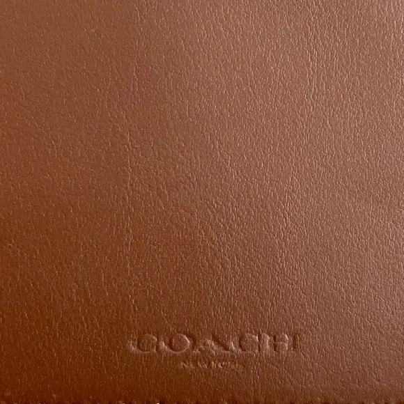 Coach Brown Leather Pouch - Picture 2 of 5